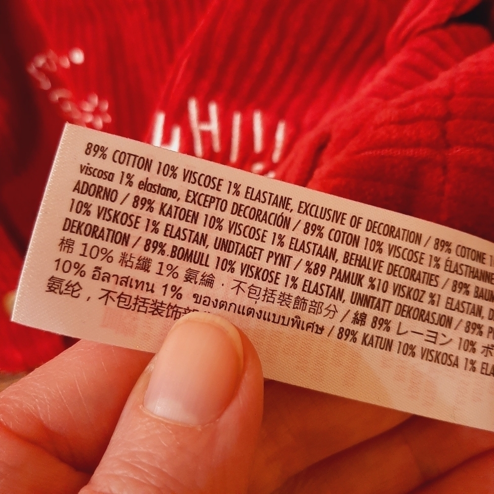 Disney Skirt Women's 3X Turning Red Embroidered Corduroy Mini Vacation Movie Fan - Picture 8 of 10